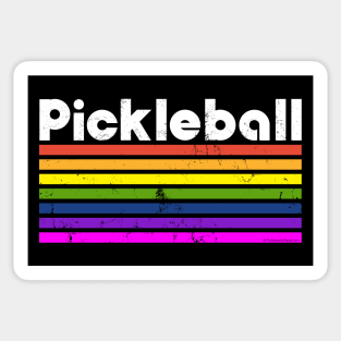 Pickleball Rainbow Sticker